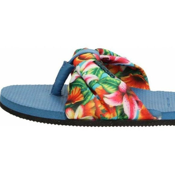 NEW WOMENS HAVAIANAS ST. TROPEZ STEEL BLUE FLIP FLOPS size 11/12 - Picture 7 of 11